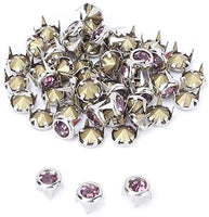 HEEPDD 50 piezas 0.276 in blanco/rosa cristal garra perlas clavo cabeza DIY moda Rhinestone clavos clavos clavos punk clavos remaches decorativos para bricolaje cuero artesanía - Arteztik
