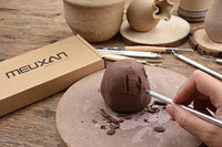 Meuxan - Juego de herramientas de cerámica para esculpir y arcilla (12 unidades) - Arteztik
