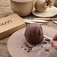 Meuxan - Juego de herramientas de cerámica para esculpir y arcilla (12 unidades) - Arteztik