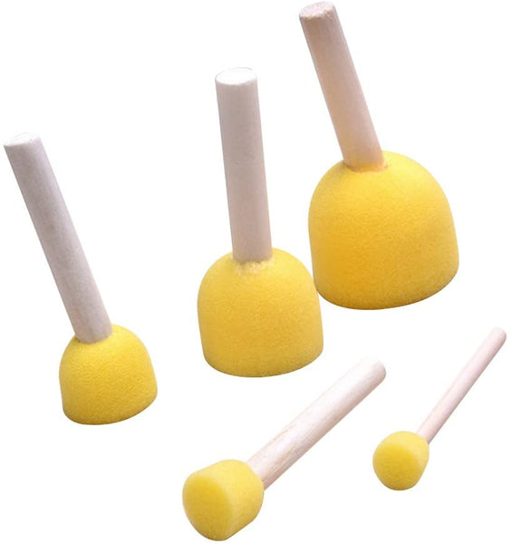 STOBOK - Esponja redonda para pintar a los niños (5 unidades) - Arteztik