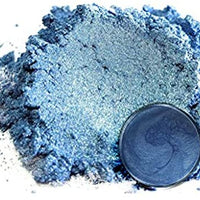 Pigmento en polvo de mica "Angel Blue" (1.76 oz o 50 gr) multiusos para manualidades y manualidades, aditivo | carpintería, epoxi, resina, bombas de baño naturales, pintura, jabón, esmalte de uñas, bálsamo de labios - Arteztik