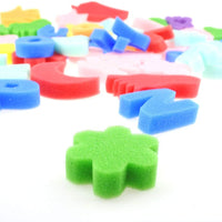 Jyongmer - Juego de 50 piezas de esponjas de colores variados para pintura y manualidades, esponjas para pintura de animales, sellos de pintura, juego de pinceles de esponja, herramientas de dibujo para niños y niños - Arteztik