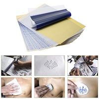 Yuelong 100 hojas de papel de plantilla térmica para tatuajes de papel de plantilla de 4 capas de 8 1/2 x 11 pulgadas de papel de trazado de tatuajes para kit de transferencia de tatuajes suministros de tatuaje (100 unidades) - Arteztik