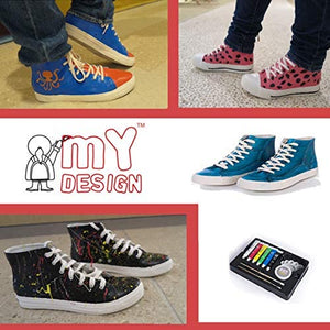 mY DESIGN - Botas de pintura para niños con 6 colores de pintura a juego, fabricadas en Estados Unidos. - Arteztik