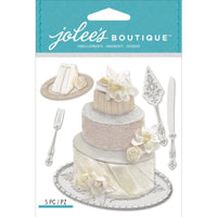 Jolee del boutique dimensional pegatinas, tarta de boda - Arteztik
