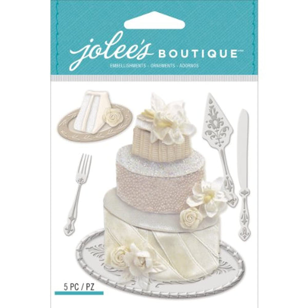 Jolee del boutique dimensional pegatinas, tarta de boda - Arteztik