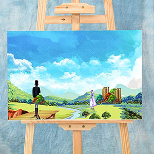 Superise - Paneles de lona para pintura, varios tamaños, 35 unidades, 4 x 6 pulgadas, 5 x 7 pulgadas, 8 x 10 pulgadas, 9 x 12 pulgadas, 11 x 14 pulgadas, en blanco - Arteztik