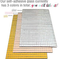 AIVS - Pegatinas de cristal para manualidades (0.394 x 0.394 in, 1500 unidades), diseño de mosaico - Arteztik
