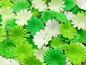 Nava Chiangmai 100 pcs Daisy pétalos de flores de papel Mulberry Artificial manualidades adornos para álbumes de recortes, suministro de boda accesorio Diy, varios colores pétalos de flores - Arteztik