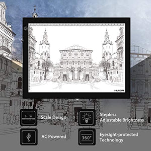Huion - Caja de luz LED A4 y soporte para tableta de dibujo ajustable Huion ST300 - Arteztik