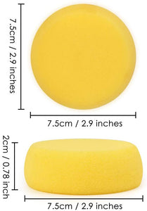 DS. Esponjas de pintura de estilo discreto, 10 unidades, esponjas redondas de 3.0 in para acuarela o manualidades - Arteztik
