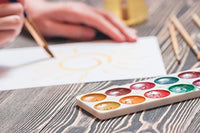 Design Ideation - Papel de acuarela para lápices, tinta, marcador y acuarela, ideal para arte, diseño y educación. Paquete de hojas sueltas (8.5" x 11") - Arteztik
