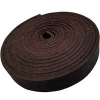 Correas de piel TOFL para artesanías, 4 onzas 1/6" de grosor, 1/2" de ancho y 72" de largo - Arteztik
