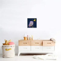 Komidea - Kit de pintura al óleo para niños principiantes, bonito animal de 7.9 x 7.9 in, Lovely Owl - Arteztik