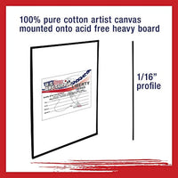 US Art Supply paneles de lienzo libres de ácido de calidad de artista profesional de 11 x 14 pulgadas, paquete de 12 (1 caja completa de 12 lienzos individuales) - Arteztik
