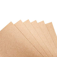 Hojas de cartón corrugado, placas de E-Flute (6 x 9 in, 50 unidades) - Arteztik
