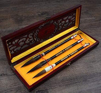 Tianjintang - Juego de pinceles de caligrafía china para escribir, acuarela, Kanji y Sumi en caja de regalo - Arteztik
