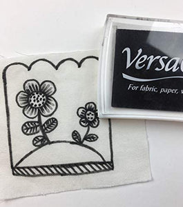 VersaCraft Tinta de pigmento multiusos a base de agua (VK-182 Real Negro) - Arteztik