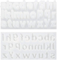 Moldes creativos de letras minúsculas, molde de resina epoxi de cristal, herramientas de fabricación de joyas de bricolaje - Arteztik
