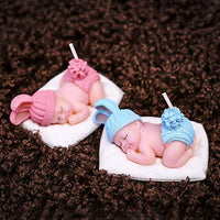 2 piezas 3D dormir bebé diseño silicona jabón molde lindo bebé molde para hacer vela pastel chocolate fondant moldes resina artesanía aromaterapia yeso molde - Arteztik
