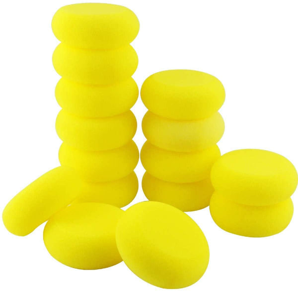 Hslife - Esponjas de espuma para pintura, 36 unidades, 3.0 in, color amarillo - Arteztik