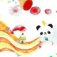 Yoogeer - Juego de 30 esponjas redondas para pintura, espuma, pincel, herramienta de pintura, 5 tamaños, 6 lotes - Arteztik
