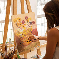 Lienzo preestirado MIAHART para pintar, 5 tamaños surtidos, lienzo blanco para pintura, pintura acrílica y medios de artista (5) - Arteztik