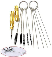 4 Set Airbrush Cleaning Tools Spray Gun Cleaning Pot with Air Filter Mat and Holder,Nozzle Cleaning Needle,5pcs Clean Brushes Set,5pcs Dredging Needles Kit - Arteztik
