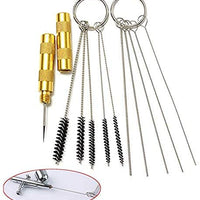 4 Set Airbrush Cleaning Tools Spray Gun Cleaning Pot with Air Filter Mat and Holder,Nozzle Cleaning Needle,5pcs Clean Brushes Set,5pcs Dredging Needles Kit - Arteztik
