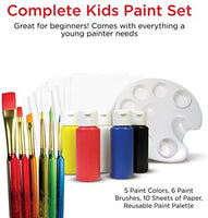 Faber-Castell - Juego de pintura texturizada para niños (12 piezas, 5 pinceles de pintura Tempera y pinceles de textura) - Arteztik
