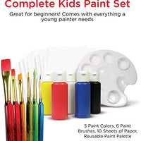 Faber-Castell - Juego de pintura texturizada para niños (12 piezas, 5 pinceles de pintura Tempera y pinceles de textura) - Arteztik
