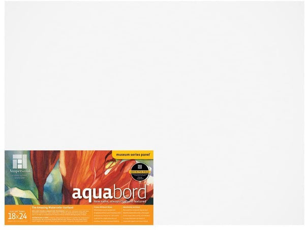 Ampersand Aquabord Panel para acuarela y gouache, 1/8 pulgadas de profundidad, 18 x 24 pulgadas (CBT18) - Arteztik