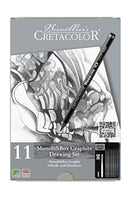 Cretacolor 204 30 Monolith - Juego de 11 piezas con goma de borrar y sacapuntas - Arteztik
