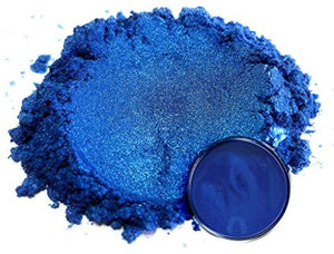 Pigmento en polvo de mica "Angel Blue" (1.76 oz o 50 gr) multiusos para manualidades y manualidades, aditivo | carpintería, epoxi, resina, bombas de baño naturales, pintura, jabón, esmalte de uñas, bálsamo de labios - Arteztik