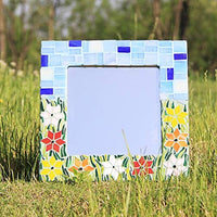 Azulejos de mosaico de vidrio con formas y colores mezclados piezas de vidrio para manualidades - Arteztik
