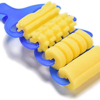 Arte de niños manualidades 30 pcs esponja pinceles de pintura niños pintura principios de bricolaje aprendizaje rodillos de esponja pinceles, Art craftssponge cepillo para polvo por obangong - Arteztik