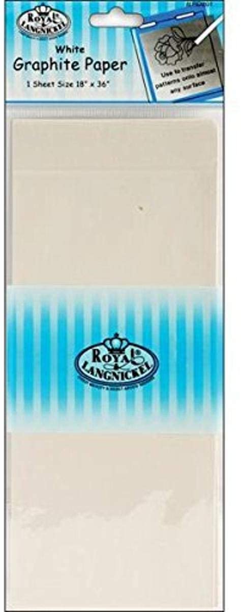 Royal Brush - Papel de transferencia (18.0 x 36.0 in), color blanco - Arteztik