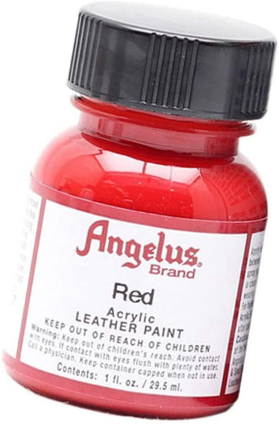 Angelus Acrylic Paints 1oz Color Red - 4 Pack - Arteztik
