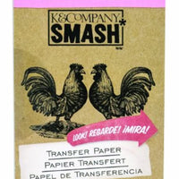 K & companysmash Scrapbook Bloc de papel de transferencia - Arteztik