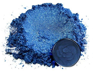 Pigmento en polvo de mica "Angel Blue" (1.76 oz o 50 gr) multiusos para manualidades y manualidades, aditivo | carpintería, epoxi, resina, bombas de baño naturales, pintura, jabón, esmalte de uñas, bálsamo de labios - Arteztik