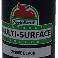 Juego de pintura acrílica de satén de barril de manzana, color blanco y negro (2 onzas cada uno) - Arteztik
