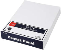 Madisi Painting Canvas Panels, 12X16 Classroom 18 Value Pack Lona de pintura - Arteztik
