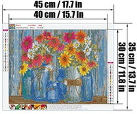 Kit de pintura de diamante 5D para decoración de pared del hogar, adultos y niños - Arteztik
