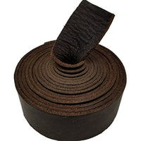 Correas de piel TOFL para artesanías, 4 onzas 1/6" de grosor, 1/2" de ancho y 72" de largo - Arteztik
