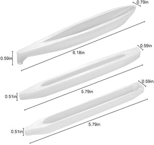 Moldes de resina Outgeek, 3 moldes de resina de silicona para bolígrafos, molde de epoxi con 15 recambios - Arteztik