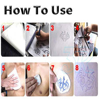 Romlon Tattoo Transfer Paper 15Pcs Tattoo Stencil Paper A4 Size with 4 layers Tattoo Tracing Paper Tattoo Copy Paper Thermal Stencil Paper for Tattoo Transfer Stencil Machine Tattoo Papers - Arteztik