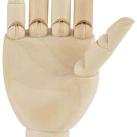 Maniquí de mano de madera con dedos flexibles y movibles, maniquí articulado para bocetos, dibujo, hogar, oficina, escritorio, niños, juguetes, regalo - Arteztik
