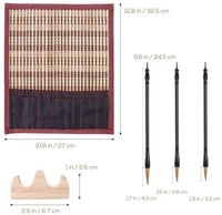 NUOLUX Excelente pluma de Wolf Caligrafía China Pincel Kanji japonés Sumi Pincel de dibujo (3 tamaños con Apple iPad Air de pelo y Medium sombra) - Arteztik
