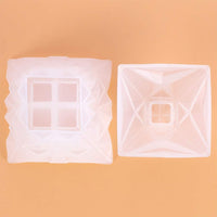 Caja de joyería de silicona de HEALLILY con molde de cristal de resina epoxi, molde de fundición en forma de caja de bricolaje en forma de molde casero para joyería casera - Arteztik
