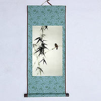 jz014 hmay montaje mini Hanging pared Set de desplazamiento para Kanji en blanco, Sumi y caligrafía china (6pcs/set, 11.8" 27.6") - Arteztik